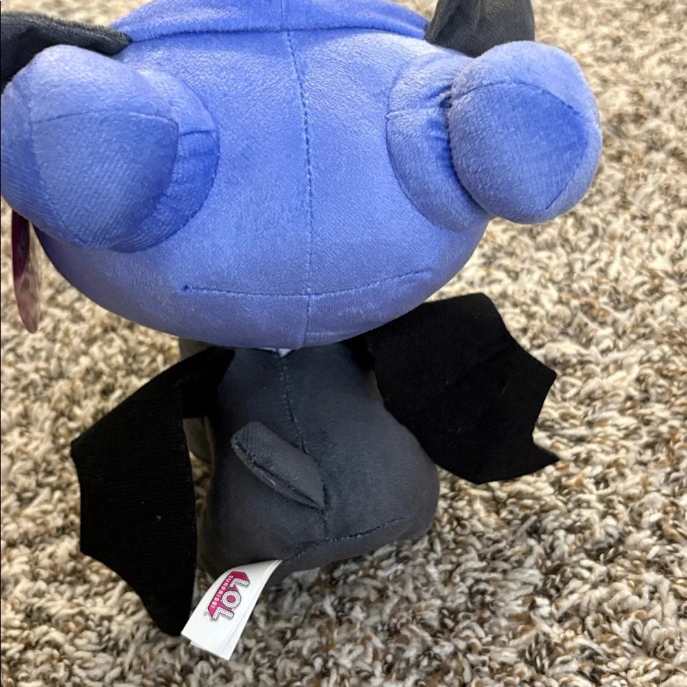 Brand new with tags ..L.O.L. Surprise! Gray and Black Bat 🦇 Cat Plush Toy - Picture 3 of 7